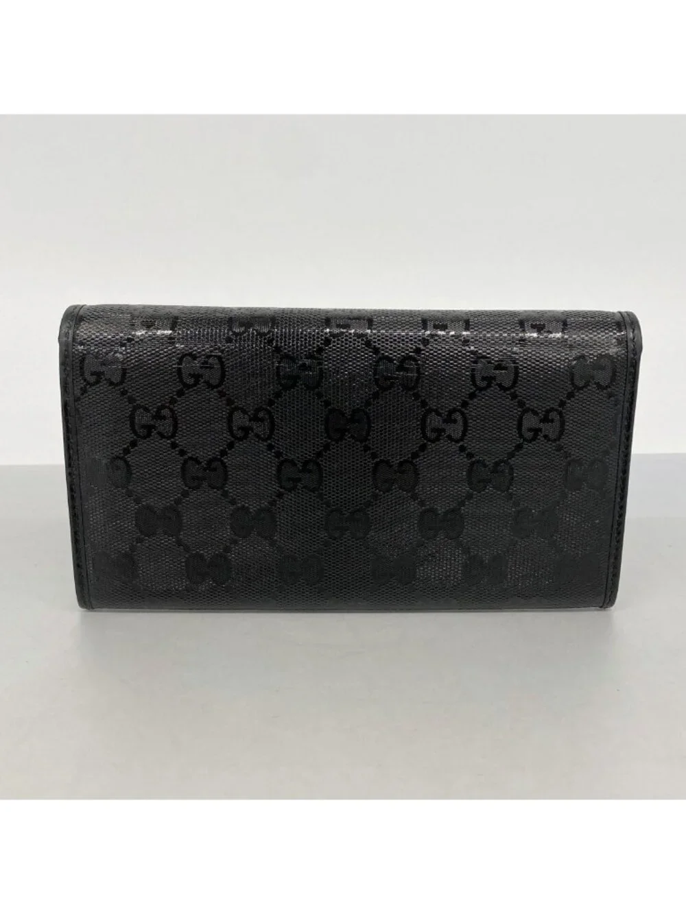 ★SOLD★ Gucci Wallet GG Supreme Black Silver - Picture 9 of 9